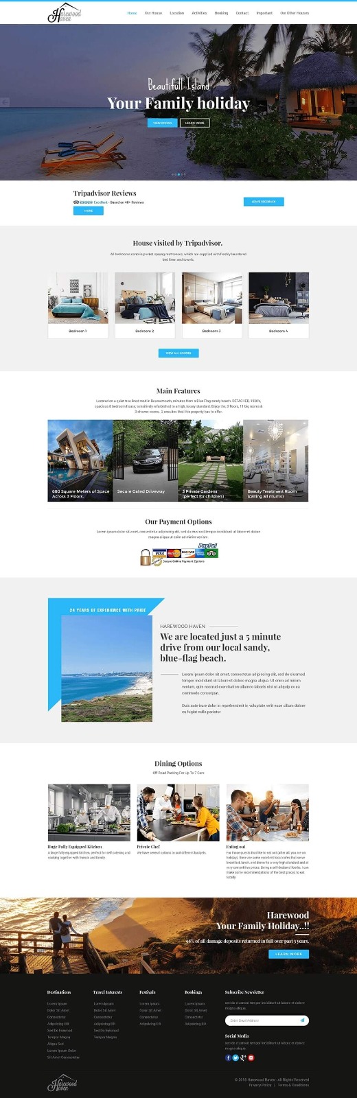 Adventure Travel Website